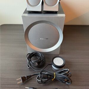Bose Companion 3 Series I Multimedia Speaker System w/ Subwoofer, Tested / Works